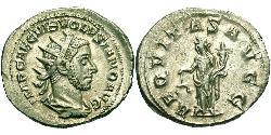 1 Antoniniano Imperio romano (27BC-395) Plata Volusiano (235-253)