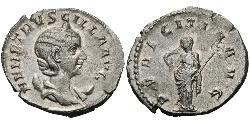 1 Antoniniano Imperio romano (27BC-395) Plata Herennia Etruscilla (249-251)