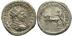 1 Antoniniano Imperio romano (27BC-395) Plata Caracalla (188-217)