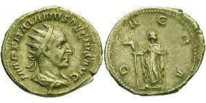 1 Antoniniano Imperio romano (27BC-395) Plata Traiano Decio (201-251)