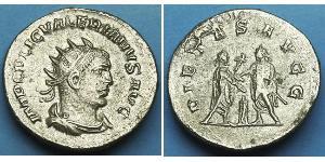 1 Antoniniano Imperio romano (27BC-395) Plata Valeriano I (193-260) / Galieno (218-268)