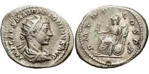 1 Antoniniano Imperio romano (27BC-395) Plata Heliogábalo (203-222)
