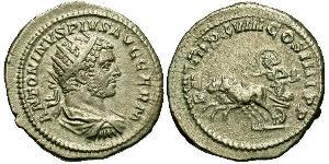 1 Antoniniano Imperio romano (27BC-395) Plata Caracalla (188-217)