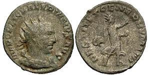 1 Antoniniano Imperio romano (27BC-395) Plata Valeriano I (193-260)