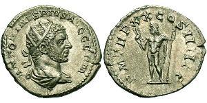 1 Antoniniano Imperio romano (27BC-395) Plata Caracalla (188-217)