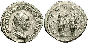 1 Antoniniano Imperio romano (27BC-395) Plata Traiano Decio (201-251)