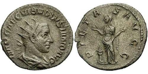 1 Antoniniano Imperio romano (27BC-395) Plata Volusiano (235-253)