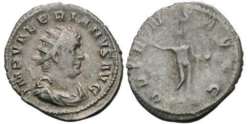 1 Antoniniano Imperio romano (27BC-395) Plata Valeriano I (193-260)