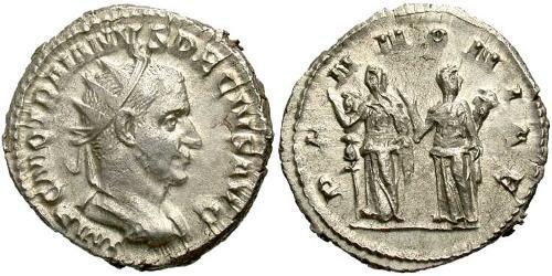 1 Antoniniano Imperio romano (27BC-395) Plata Traiano Decio (201-251)