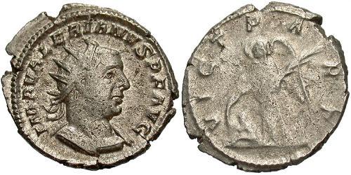 1 Antoniniano Imperio romano (27BC-395) Plata Valeriano I (193-260)