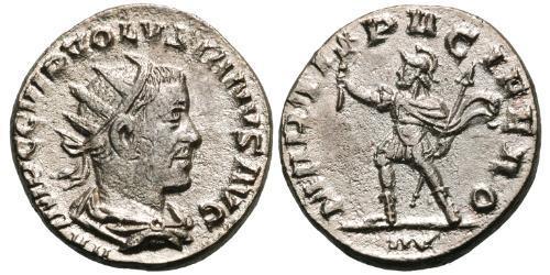 1 Antoniniano Imperio romano (27BC-395) Plata Volusiano (235-253)