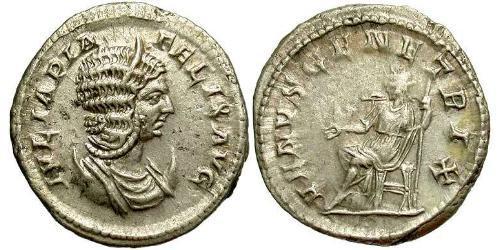 1 Antoniniano Imperio romano (27BC-395) Plata Julia Domna (?-217)