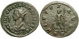 1 Antoniniano Impero romano (27BC-395) Rame/Argento Probo (232-282)