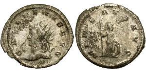 1 Antoniniano Impero romano (27BC-395) Rame/Argento Gallieno (218-268)