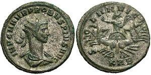 1 Antoniniano Impero romano (27BC-395) Rame/Argento Probo (232-282)