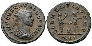 1 Antoniniano Impero romano (27BC-395) Rame/Argento Probo (232-282)