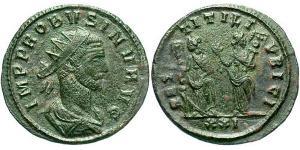 1 Antoniniano Impero romano (27BC-395) Rame/Argento Probo (232-282)