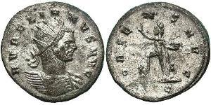 1 Antoniniano Impero romano (27BC-395) Rame/Argento Aureliano (215-275)