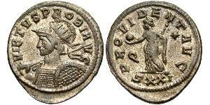 1 Antoniniano Impero romano (27BC-395) Rame/Argento Probo (232-282)