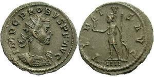 1 Antoniniano Impero romano (27BC-395) Rame/Argento Probo (232-282)