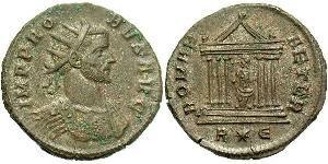 1 Antoniniano Impero romano (27BC-395) Rame/Argento Probo (232-282)