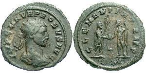 1 Antoniniano Impero romano (27BC-395) Rame/Argento Probo (232-282)