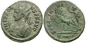 1 Antoniniano Impero romano (27BC-395) Rame/Argento Probo (232-282)