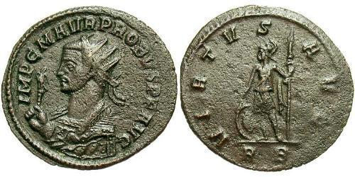 1 Antoniniano Impero romano (27BC-395) Rame/Argento Probo (232-282)