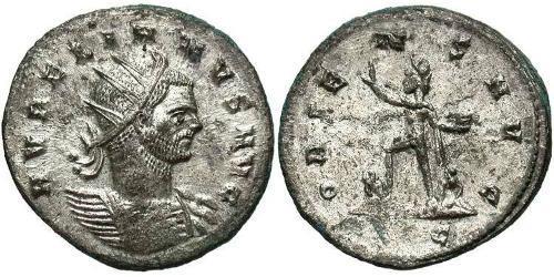 1 Antoniniano Impero romano (27BC-395) Rame/Argento Aureliano (215-275)