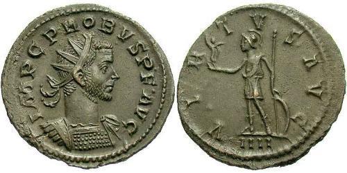 1 Antoniniano Impero romano (27BC-395) Rame/Argento Probo (232-282)