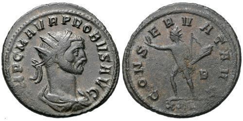 1 Antoniniano Impero romano (27BC-395) Rame/Argento Probo (232-282)