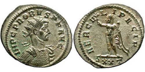 1 Antoniniano Impero romano (27BC-395) Rame/Argento Probo (232-282)