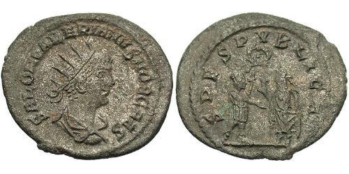 1 Antoniniano Imperio romano (27BC-395) Vellón Plata Salonino (242 - 260)