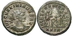 1 Antoniniano Imperio romano (27BC-395)  Maximiano (250-310)