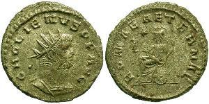 1 Antoniniano Imperio romano (27BC-395)  Galieno (218-268)