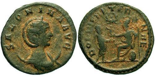 1 Antoniniano Imperio romano (27BC-395)  Salonina (?-268)