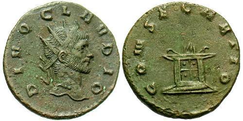 1 Antoniniano Imperio romano (27BC-395)  Claudio II (213-270)