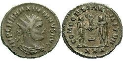 1 Antoniniano Impero romano (27BC-395)  Massimiano (250-310)