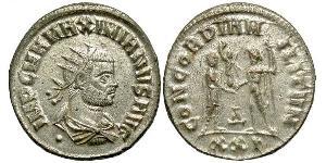 1 Antoniniano Impero romano (27BC-395)  Massimiano (250-310)