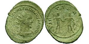 1 Antoniniano Impero romano (27BC-395)  Valeriano I (193-260)