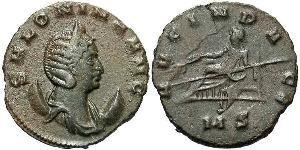 1 Antoniniano Impero romano (27BC-395)  Salonina (?-268)