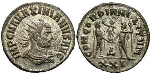 1 Antoniniano Impero romano (27BC-395)  Massimiano (250-310)