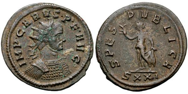 1 Antoniniano Impero romano (27BC-395)  Caro (230-283)