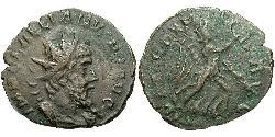 1 Antoninianus Gallic Empire (260-274) Billon Ulpius Cornelius Laelianus (?-269)