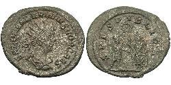 1 Antoninianus Roman Empire (27BC-395) Billon Saloninus (242 - 260)