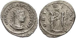 1 Antoninianus Roman Empire (27BC-395) Billon Gallienus (218-268)