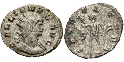 1 Antoninianus 羅馬帝國 Billon 加里恩努斯