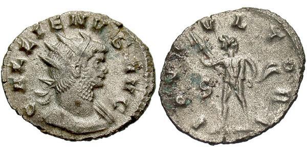1 Antoninianus 羅馬帝國 Billon 加里恩努斯
