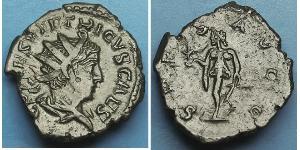 1 Antoninianus Gallic Empire (260-274) Bronze Tetricus II (?-?)