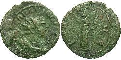 1 Antoninianus Roman Empire (27BC-395) Bronze Carausius (?-293)